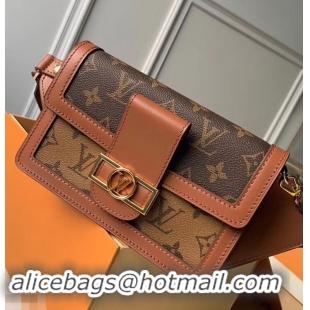 Hot Sale Louis Vuitton Monogram Reverse Canvas Dauphine Chest Bumbag Bag M44586 02 2019