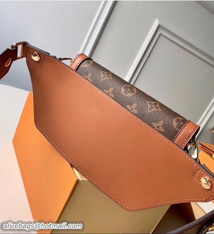 Hot Sale Louis Vuitton Monogram Reverse Canvas Dauphine Chest Bumbag Bag M44586 02 2019