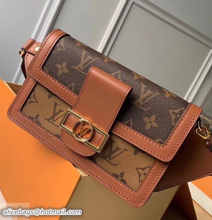 Hot Sale Louis Vuitton Monogram Reverse Canvas Dauphine Chest Bumbag Bag M44586 02 2019