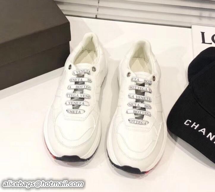 Top Quality Bottega Veneta Speedster Sneakers In Calf 525770 White 2019