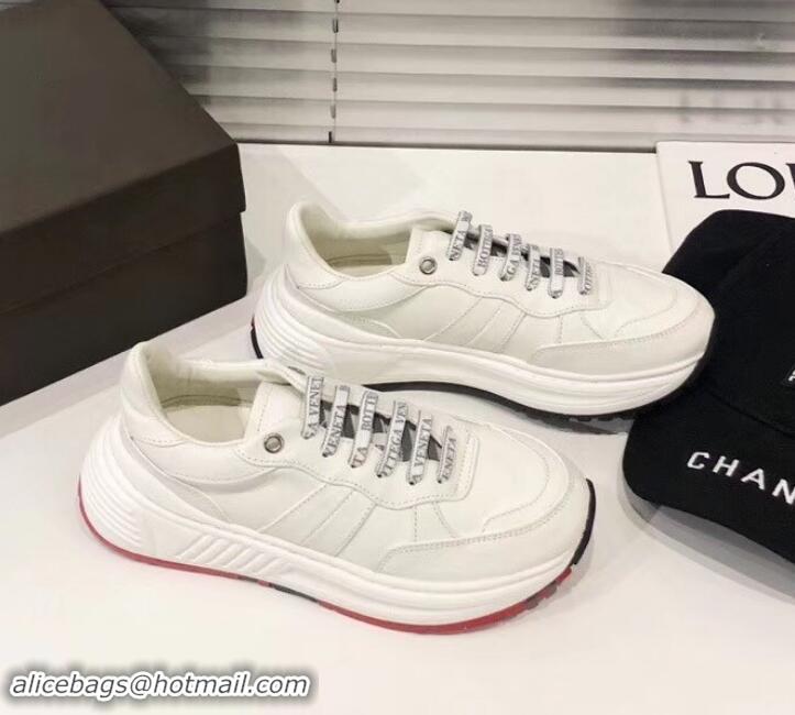 Top Quality Bottega Veneta Speedster Sneakers In Calf 525770 White 2019