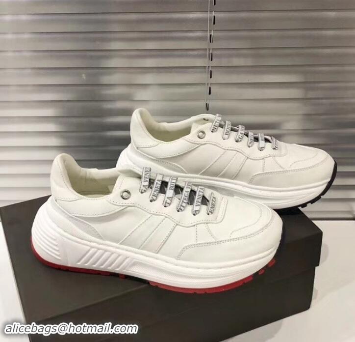 Top Quality Bottega Veneta Speedster Sneakers In Calf 525770 White 2019