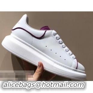 Good Product Alexander McQueen Oversized Sneakers A716011 White/Purple 2019