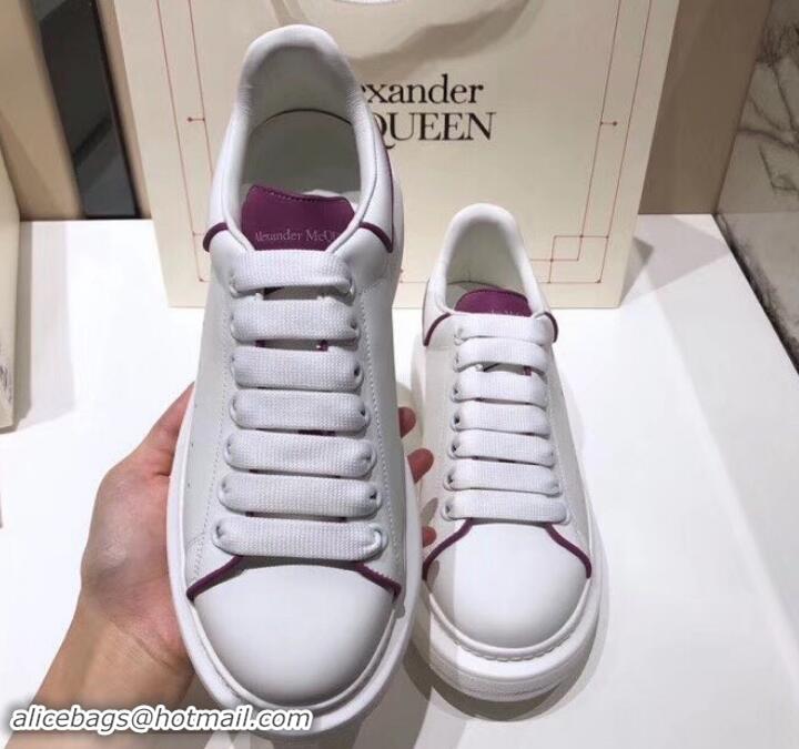 Good Product Alexander McQueen Oversized Sneakers A716011 White/Purple 2019