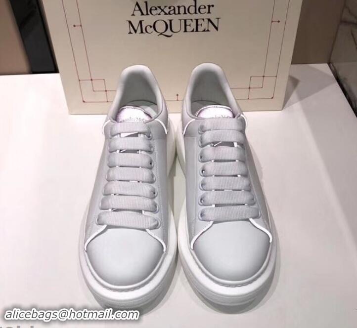 Good Product Alexander McQueen Oversized Sneakers A716011 White/Purple 2019