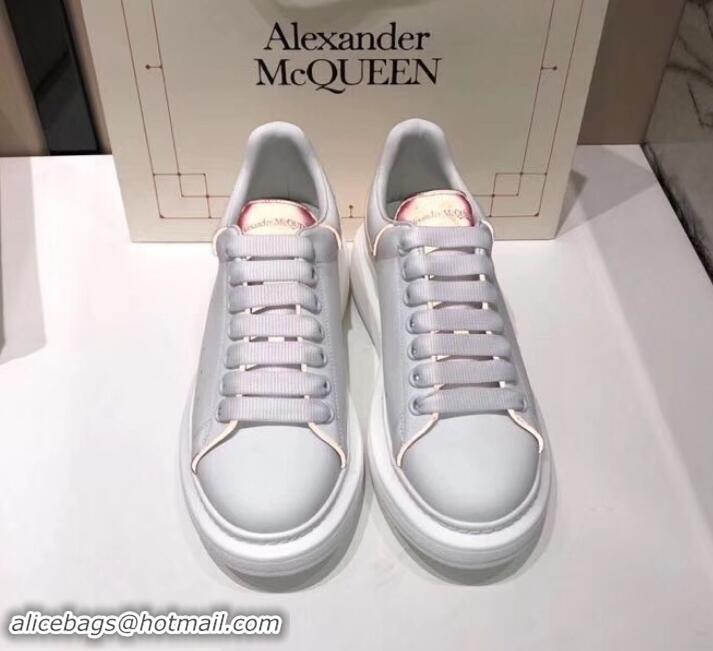 Popular Style Alexander McQueen Oversized Sneakers A716011 White/Red 2019