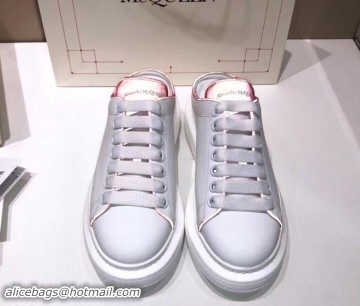 Best Price Alexander McQueen Oversized Open-back Sneakers A716012 White/Red