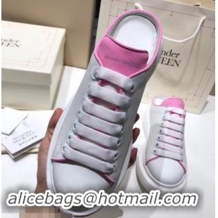 Trendy Design Alexander McQueen Oversized Open-back Sneakers A716012 White/Pink 2019