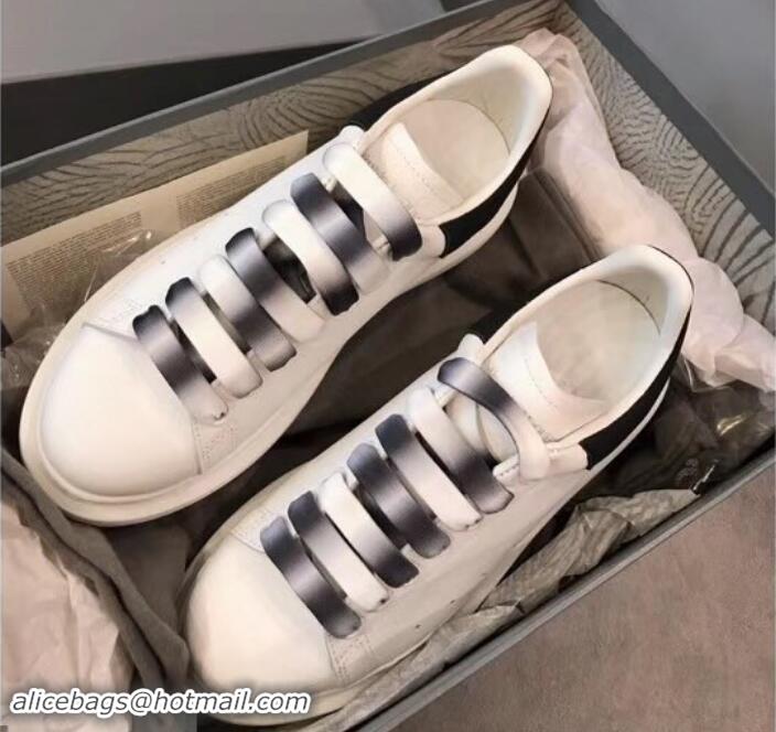 Top Quality Alexander McQueen Oversized Sneakers A716013 White/Black Laces 2019