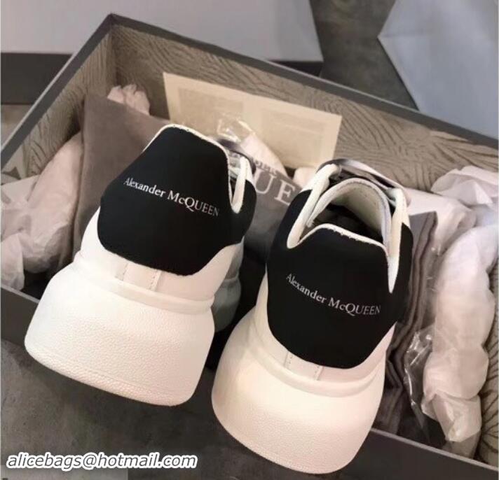 Top Quality Alexander McQueen Oversized Sneakers A716013 White/Black Laces 2019