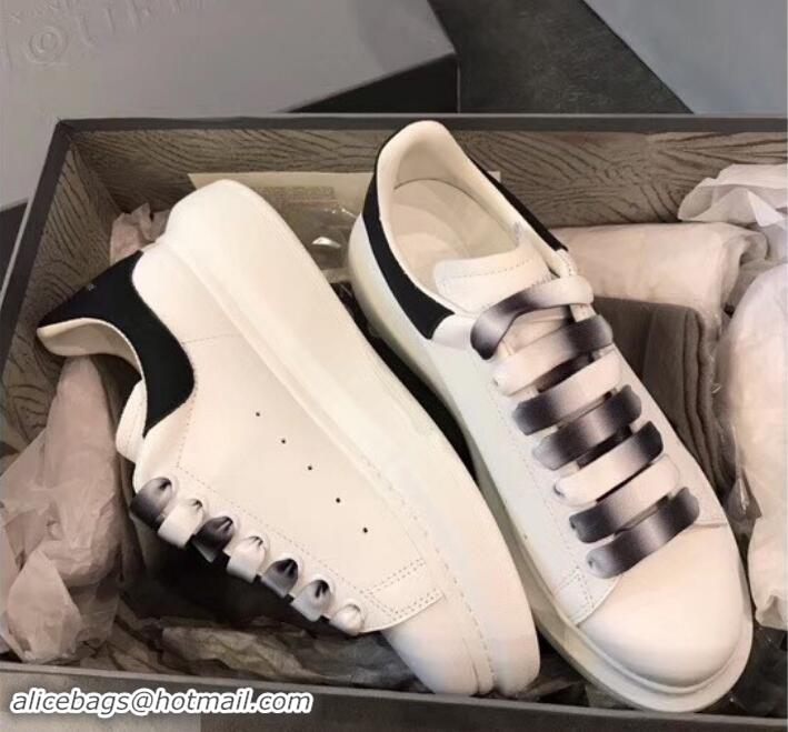 Top Quality Alexander McQueen Oversized Sneakers A716013 White/Black Laces 2019