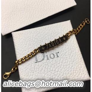 Best Price Dior J'adior Bracelet in Gold-tone and Palladium Finish Aged Metal J717012