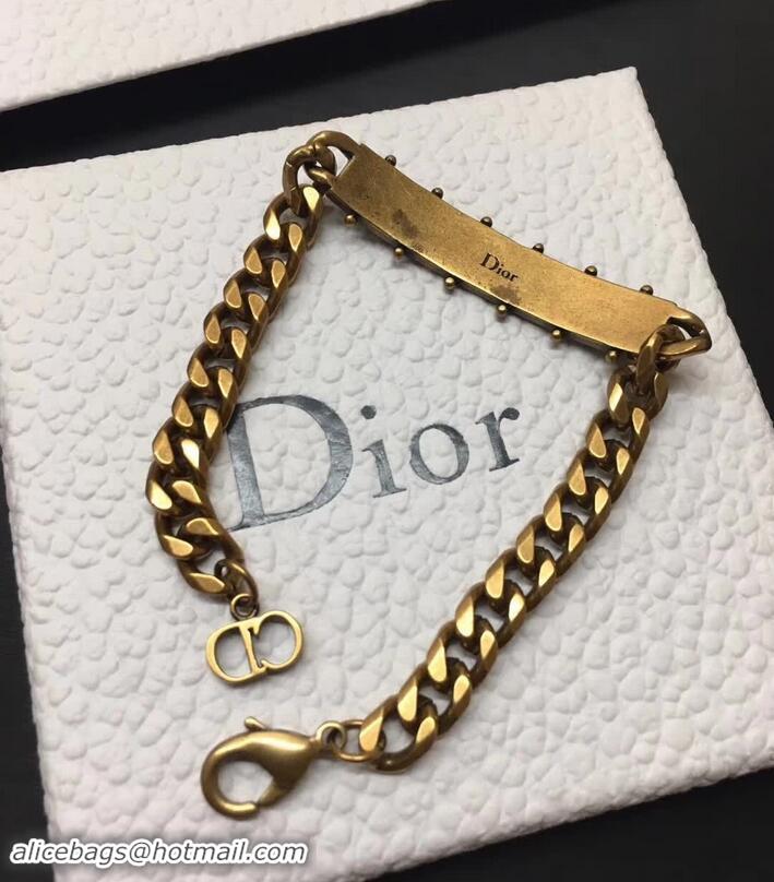 Best Price Dior J'adior Bracelet in Gold-tone and Palladium Finish Aged Metal J717012