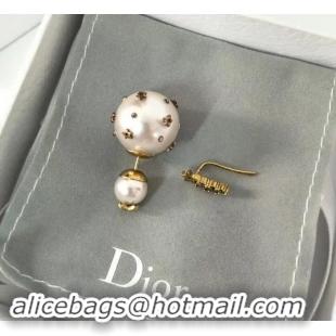 Fashion Dior Tribales Asymmetric Bead and Shooting Star Earrings J717015