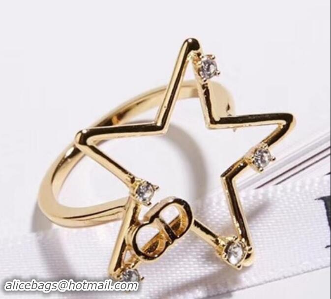 Discount Dior CD Star Ring Gold J71722