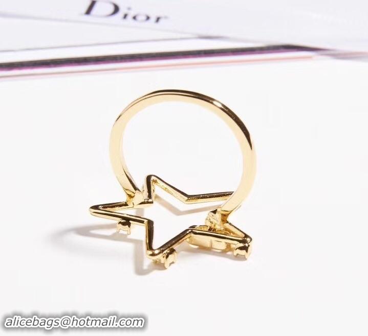 Discount Dior CD Star Ring Gold J71722