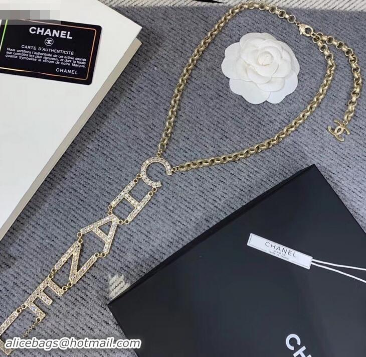 Newest Chanel Necklace AB1385 2019