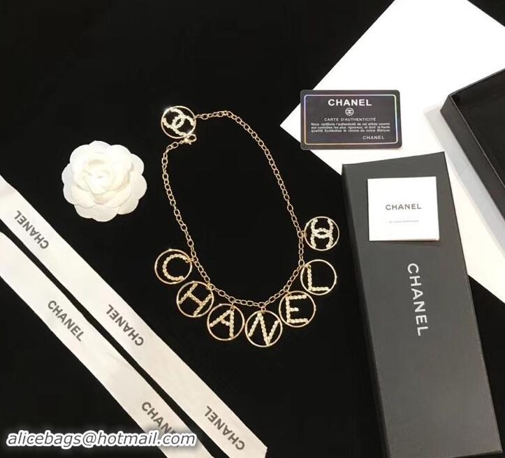 Comfortable Chanel Necklace AB0609 2019