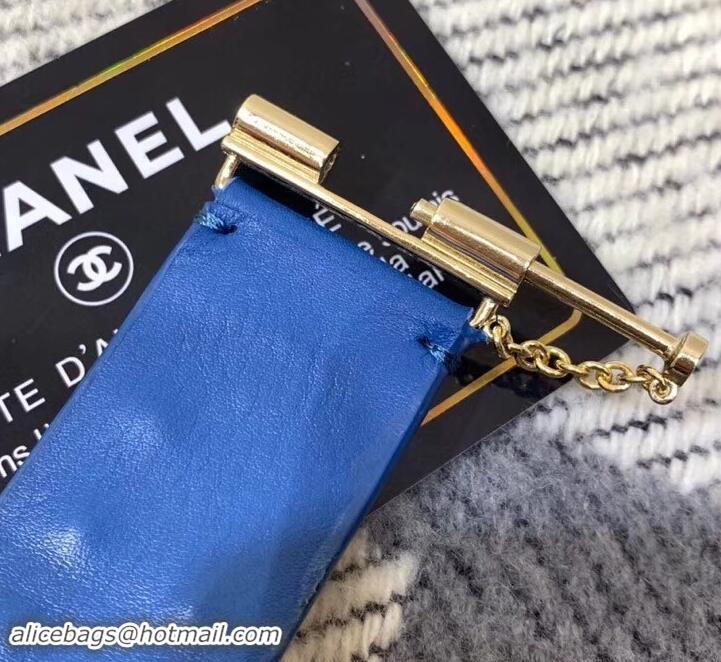 New Stylish Chanel Cuff Bracelet AB0647 Blue 2019