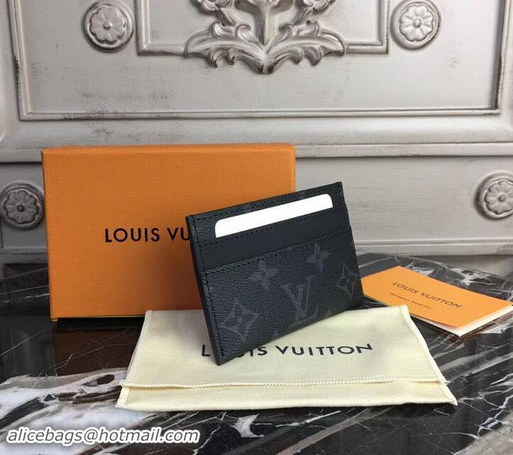 Hot Sell Louis Vuitton Monogram Eclipse Canvas M62170 Double Card Holder