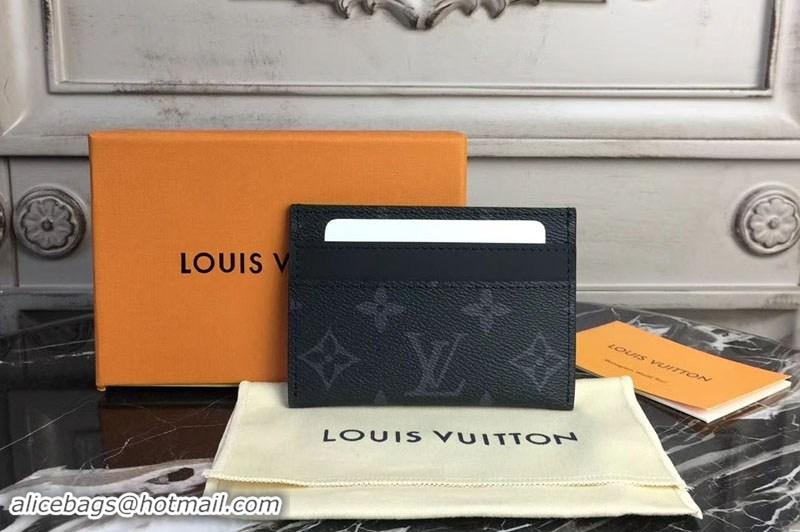 Hot Sell Louis Vuitton Monogram Eclipse Canvas M62170 Double Card Holder