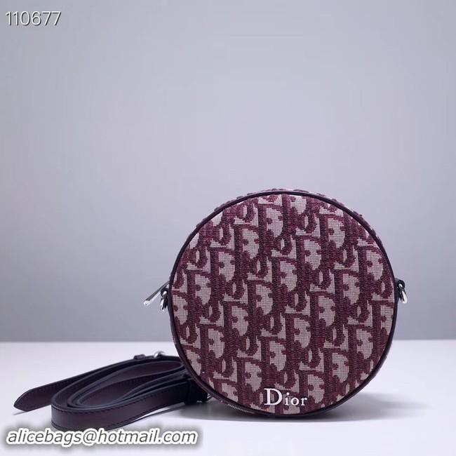 Low Cost Dior CANVAS Shoulder Bag 83164 purplish