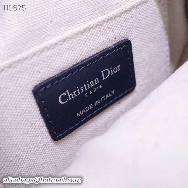 Buy Cheapest Dior CANVAS Shoulder Bag 83164 Royal Blue