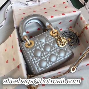 Hot Sell MINI LADY DIOR-TAS VAN LAMSLEER M15P grey