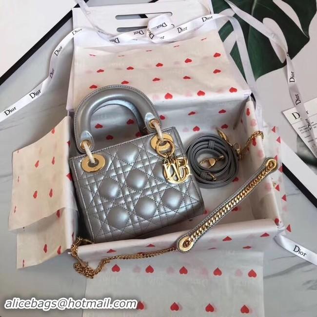 Hot Sell MINI LADY DIOR-TAS VAN LAMSLEER M15P grey