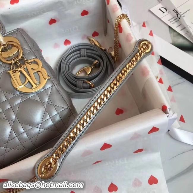 Hot Sell MINI LADY DIOR-TAS VAN LAMSLEER M15P grey