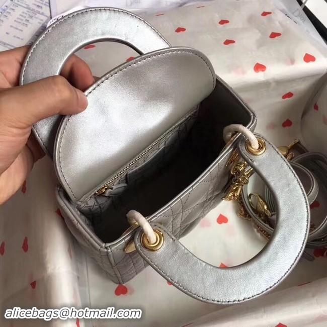 Hot Sell MINI LADY DIOR-TAS VAN LAMSLEER M15P grey