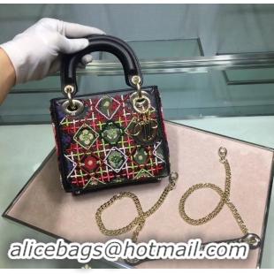 Classic Specials MINI LADY DIOR EMBROIDERED BAG M0598CRMH-3