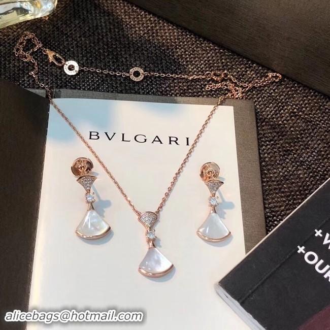 Charming BVLGARI Necklace/Earrings 4243