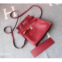 Good Product Hermes Kelly Danse Bag in Swift Leather 630133 Dark Red