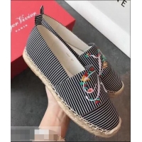 Grade Discount Roger Vivier Espadrilles Blooming RV R8611 Black 2018