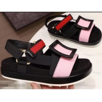 Grade Cheap Roger Vivier Bikiviv' Trekking Sandals R9519 Black/Pink 2019