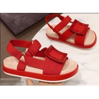 Hot Sell Roger Vivier Bikiviv' Trekking Sandals R9519 Red 2019