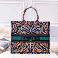 Buy Cheap DIOR BOOK TOTE BAG VAN GEBORDUURD CANVAS M1286ZBD