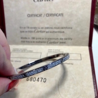 Newest Cheap Cartier Bracelet CB180120 Silver