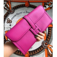 Top Grade Hermes Jige Elan 29 Swift Clutch Bag Rose Tyrien H945111