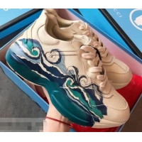 Discount Gucci Rhyton Leather Sneakers 708013 Wave 2019