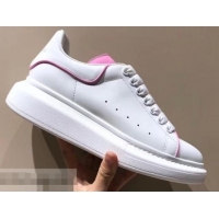 Unique Style Alexander McQueen Oversized Sneakers A716011 White/Pink 2019