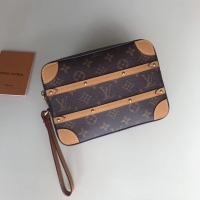 Grade Quality Louis Vuitton Monogram Canvas SOFT TRUNK Clutch M44779