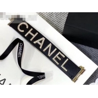 Best Chanel Cuff Bracelet AB0647 Black 2019