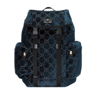 Famous Brand Gucci Medium GG Velvet Backpack 574923