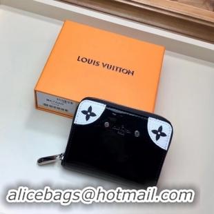 Discount Louis vuitton ZIPPY Zippered pocket purse M67665 black