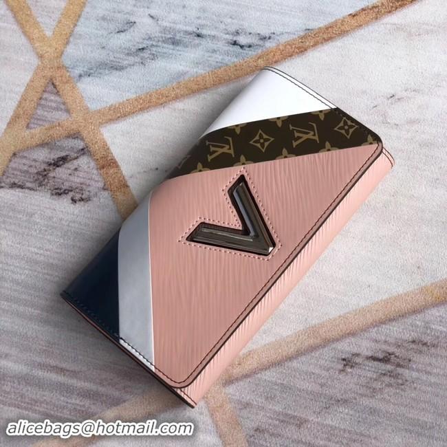 Good Product Louis vuitton original TWIST Wallet M60996 pink