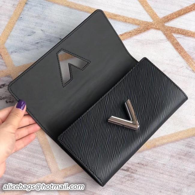 Shop Duplicate Louis vuitton original TWIST Wallet M60996 black