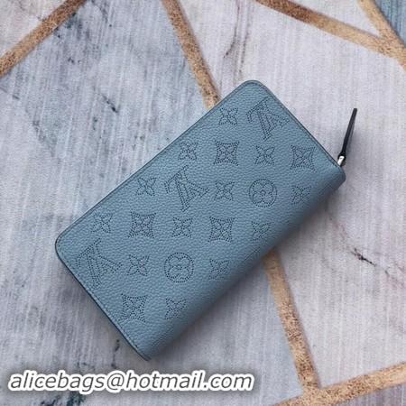 Best Grade Louis Vuitton Original Zipper Wallet M58431 light blue