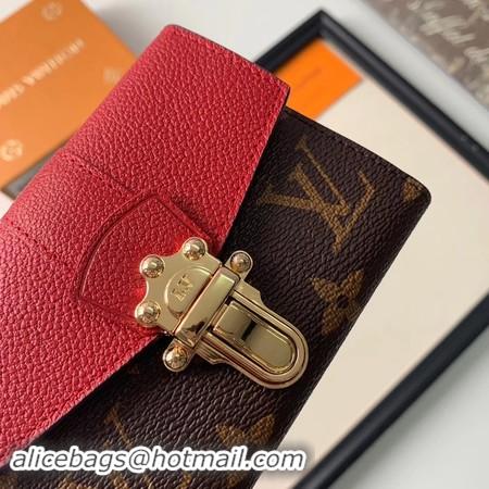 Famous Louis Vuitton CHERRYWOOD Wallet M64449 red